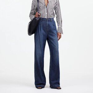 MADEWELL The Harlow Wide-Leg Jean: Airy Denim Edition
